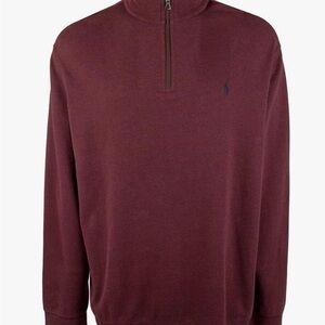 Ralph Lauren Polo Mens Big Pony Full-Zip Cardigan Wool Sweater
Black Red size:3X